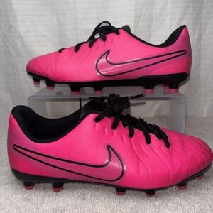 Nike‎ Tiempo Legend 8 Club FG MG Pink Black Kids Soccer Cleats 4.5Y AT5881-606